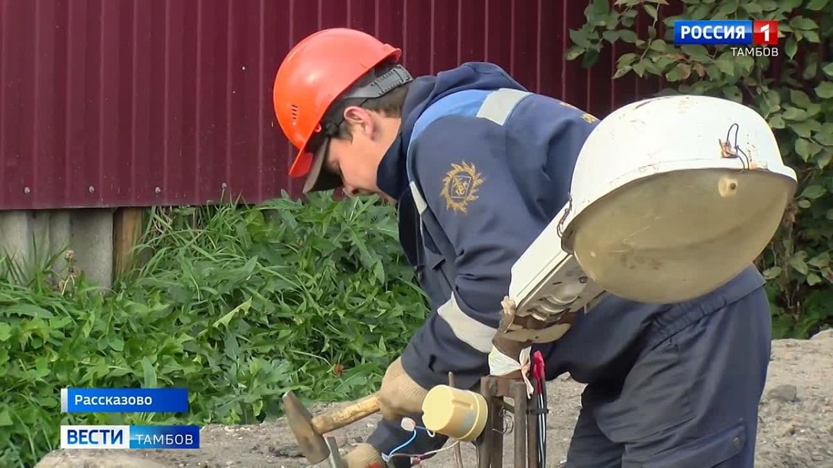 В Рассказове завершают первый этап реконструкции линии холодного водоснабжения на улице Астраханская