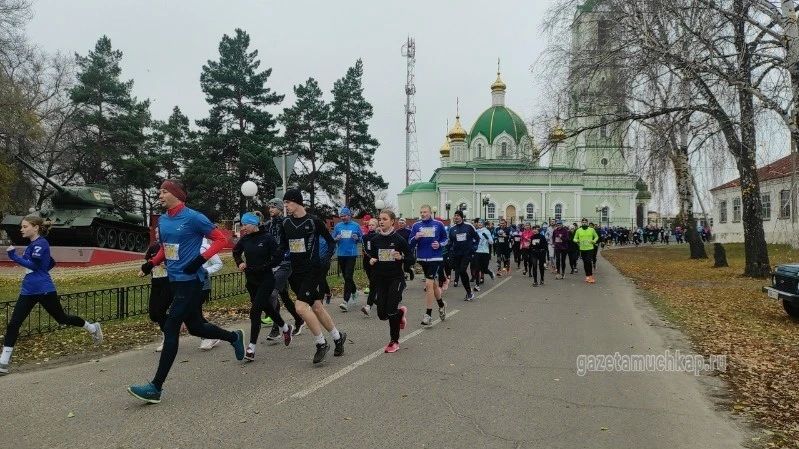 В Мучкапском марафонцы пробегут маршрут до Шапкино и обратно