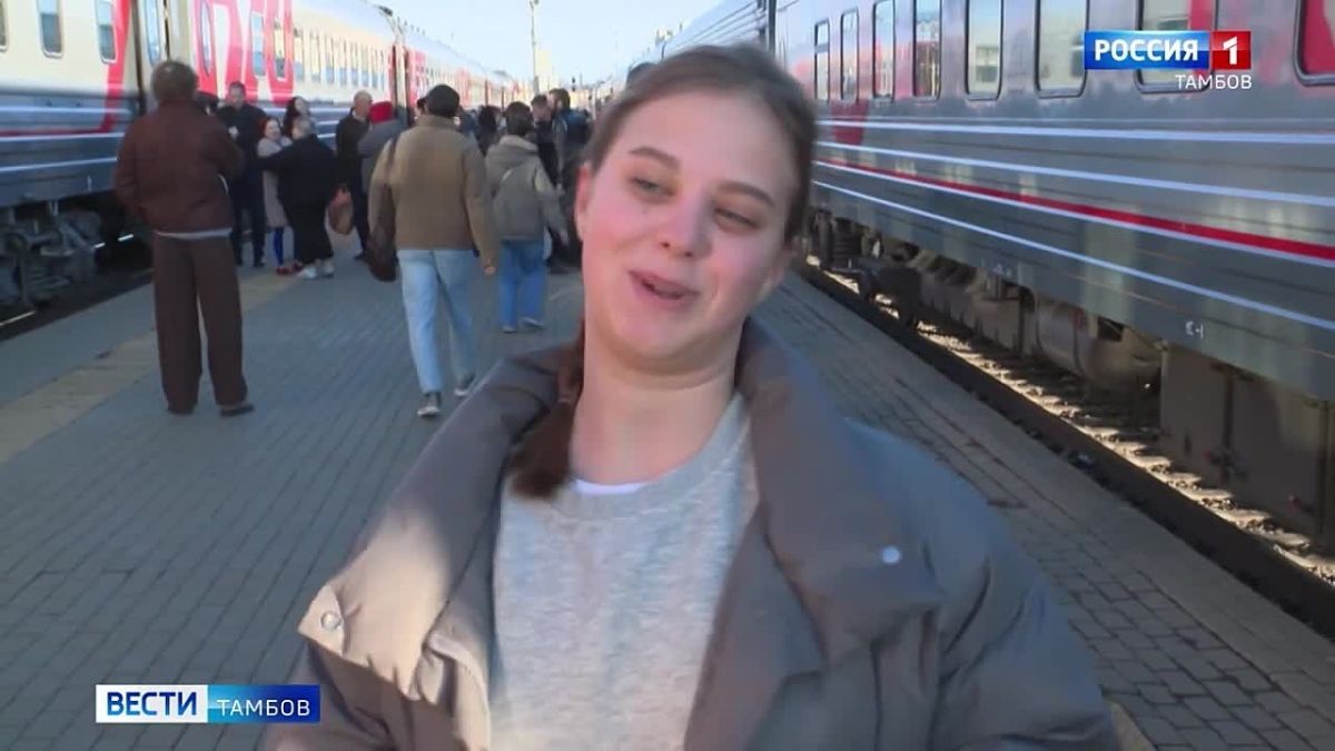 Из Тамбова отправился первый прямой поезд в Кисловодск